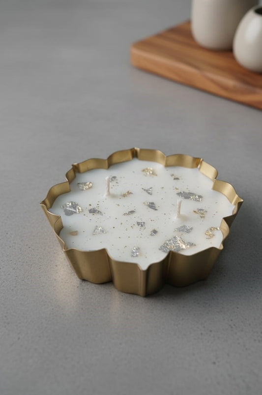 Metal urli decorative jar -Medium