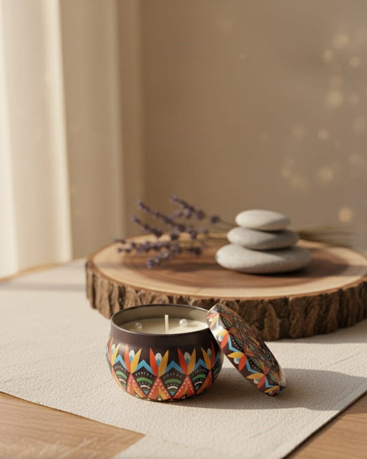 Festive Glow Matki Candle