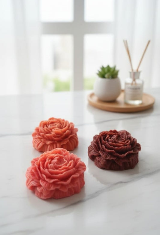 Blooming Peony Candle (Set of 3)