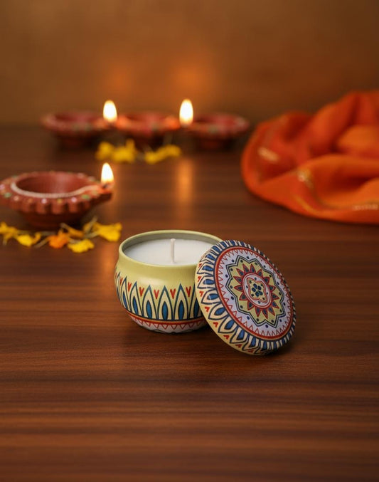 Sandalwood with mandala matki