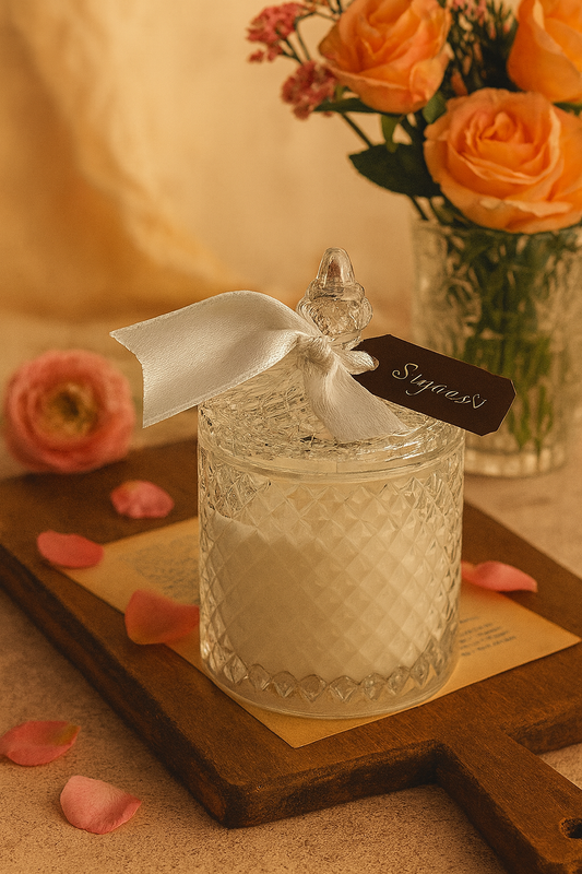 Siyaas White Oud Luxury Scented Candle