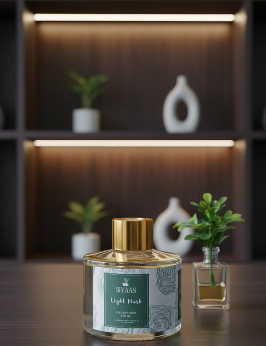 Light Musk Aura – Premium Reed Diffuser (100ml)