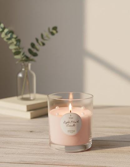 Light Musk Elegance Jar Candle
