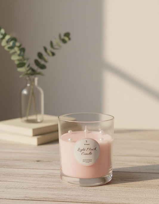 Light Musk Elegance Jar Candle