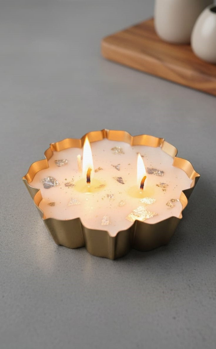 Metal urli decorative jar -Medium