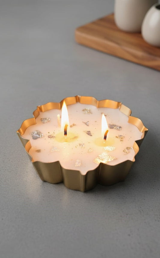 Metal urli decorative jar -Medium