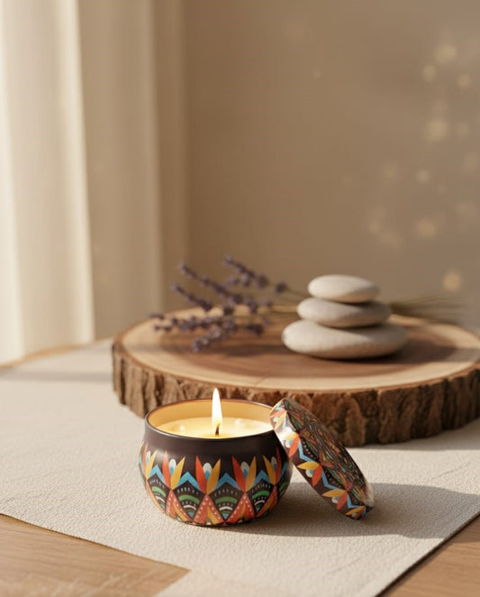 Festive Glow Matki Candle